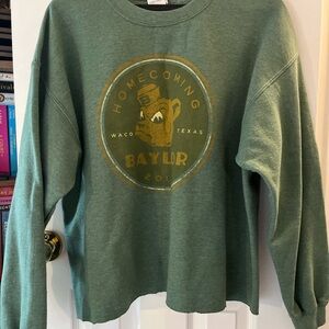 Green Baylor Sailor Bear Homecoming Sweatshirt